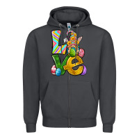 Smoke Love gnome Easter Zipper Hoodie - Neo Western