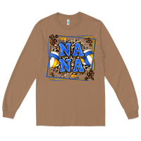 Toasted Coconut volleyball nana with leopard Long Sleeve Tee - Zillion Design Studio