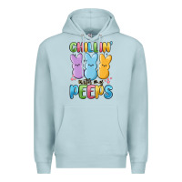 Blue Mist chillin' with my peeps Premium Hoodie - MaliasSmallBusiness