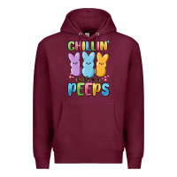 Burgundy chillin' with my peeps Premium Hoodie - MaliasSmallBusiness