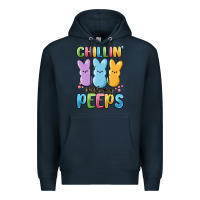 Navy chillin' with my peeps Premium Hoodie - MaliasSmallBusiness