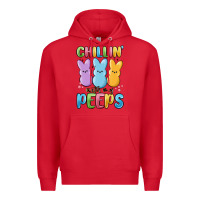 Red chillin' with my peeps Premium Hoodie - MaliasSmallBusiness