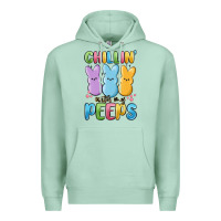 Seafoam chillin' with my peeps Premium Hoodie - MaliasSmallBusiness