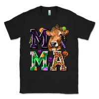 Black Mama Cow Halloween Classic Tee - texasbilliewilder