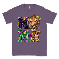 Lavender Mama Cow Halloween Classic Tee - texasbilliewilder