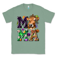 Sage Mama Cow Halloween Classic Tee - texasbilliewilder
