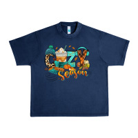 Navy Cozy season Fall Urban Heavy Tee - RanaPortraitStore