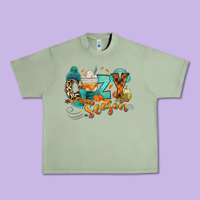 Cozy Season Fall Urban Heavy Tee Designed By Ranaportraitstore