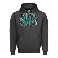 Charcoal Heather girl boss Zipper Hoodie - SublimationCraftShop