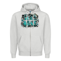 Dove Grey girl boss Zipper Hoodie - SublimationCraftShop