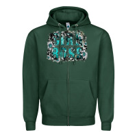Sports Green girl boss Zipper Hoodie - SublimationCraftShop