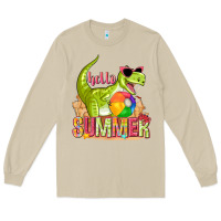 Mushroom hello summer rex Long Sleeve Tee - texasbilliewilder