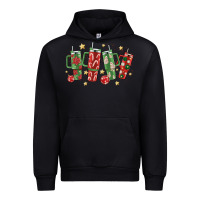 Black Christmas cups Urban Hoodie - MaliasSmallBusiness