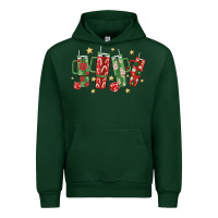 Forest Green Christmas cups Urban Hoodie - MaliasSmallBusiness