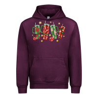 Mauve Wine Christmas cups Urban Hoodie - MaliasSmallBusiness