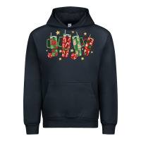 Navy Christmas cups Urban Hoodie - MaliasSmallBusiness