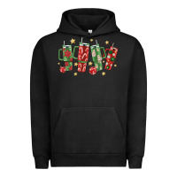 Pigment Black Christmas cups Urban Hoodie - MaliasSmallBusiness