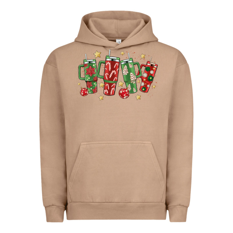 Christmas Cups Urban Hoodie by MaliasSmallBusiness | Teevron