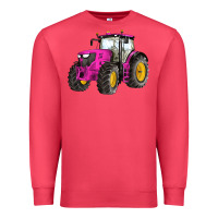 Cardinal western farm tractor pink Premium Sweatshirt - Artiststas