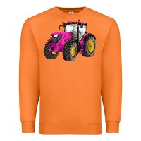 Carrot western farm tractor pink Premium Sweatshirt - Artiststas