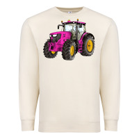 Sandshell western farm tractor pink Premium Sweatshirt - Artiststas