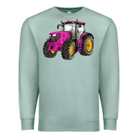 Seafoam western farm tractor pink Premium Sweatshirt - Artiststas
