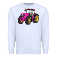 White western farm tractor pink Premium Sweatshirt - Artiststas