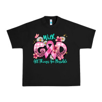 Black with god all things are possible Urban Heavy Tee - BarkalooDesign