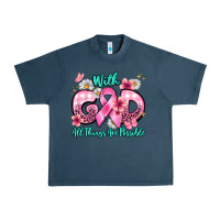Midnight Navy with god all things are possible Urban Heavy Tee - BarkalooDesign