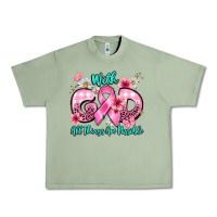 Oil Green with god all things are possible Urban Heavy Tee - BarkalooDesign