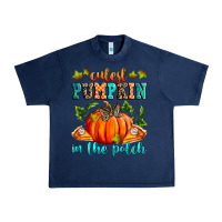 Navy Cutest pumpkin in the patch Urban Heavy Tee - RanaPortraitStore