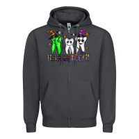 Smoke trick or teeth Zipper Hoodie - CowhideDigitalArt