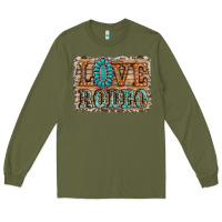 Army Green love rodeo gemstone Long Sleeve Tee - RanaPortraitStore