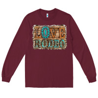 Burgundy love rodeo gemstone Long Sleeve Tee - RanaPortraitStore