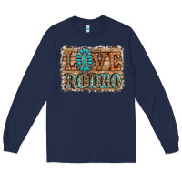 Navy love rodeo gemstone Long Sleeve Tee - RanaPortraitStore