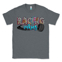 Charcoal Heather racing vibes Classic Tee - Zillion Design Studio