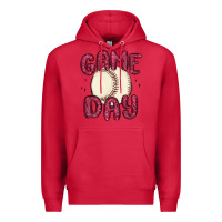 Cardinal game day baseball Premium Hoodie - MaliasSmallBusiness