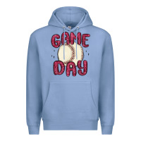 Colony Blue game day baseball Premium Hoodie - MaliasSmallBusiness