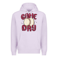 Lilac game day baseball Premium Hoodie - MaliasSmallBusiness