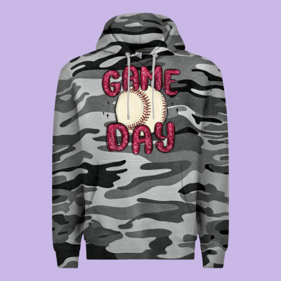 Game Day Baseball Premium Hoodie Designed By Maliassmallbusiness