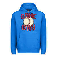 True Royal game day baseball Premium Hoodie - MaliasSmallBusiness