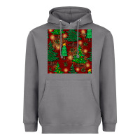Storm christmas trees seamless pattern Heavyweight Hoodie - BundleAndBundleShop