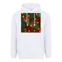 White christmas trees seamless pattern Heavyweight Hoodie - BundleAndBundleShop