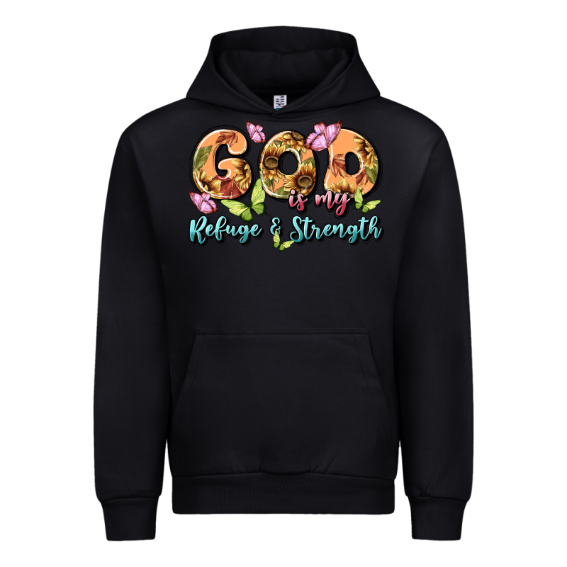 God Is My Refuge And Strength Urban Hoodie by MaliasSmallBusiness | Teevron