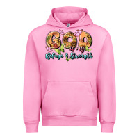 Fuchsia Pink god is my refuge and strength Urban Hoodie - MaliasSmallBusiness