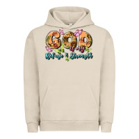 Pigment French Oak god is my refuge and strength Urban Hoodie - MaliasSmallBusiness
