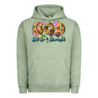 Pigment Oil Green god is my refuge and strength Urban Hoodie - MaliasSmallBusiness
