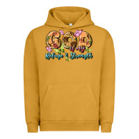 Pigment Peanut Butter god is my refuge and strength Urban Hoodie - MaliasSmallBusiness