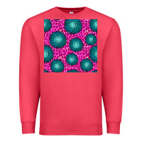 Cardinal floral pink leopard seamless pattern Premium Sweatshirt - BundleAndBundleShop