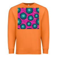 Carrot floral pink leopard seamless pattern Premium Sweatshirt - BundleAndBundleShop